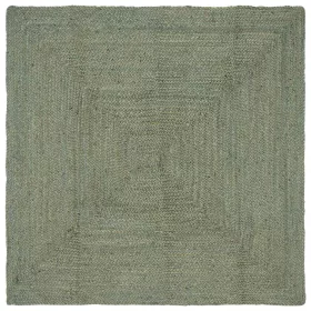  Területszőnyegek Négyszögletes Olajzöld 120 x 120 cm