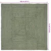  Területszőnyegek Négyszögletes Olajzöld 120 x 120 cm