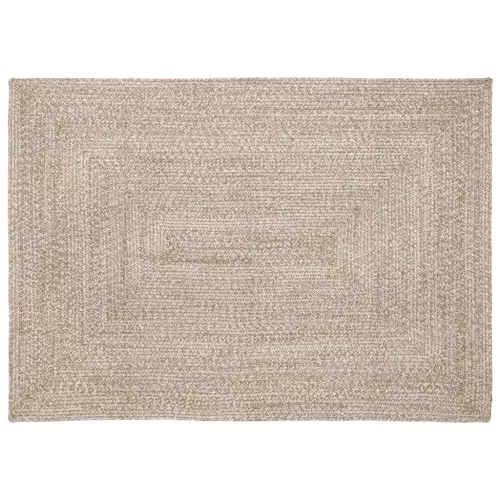  Szőnyeg Természetes és fehér 120 x 170 cm Juta