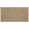 Szőnyeg Kosárfonás Természetes és fekete 100 x 200 cm Juta