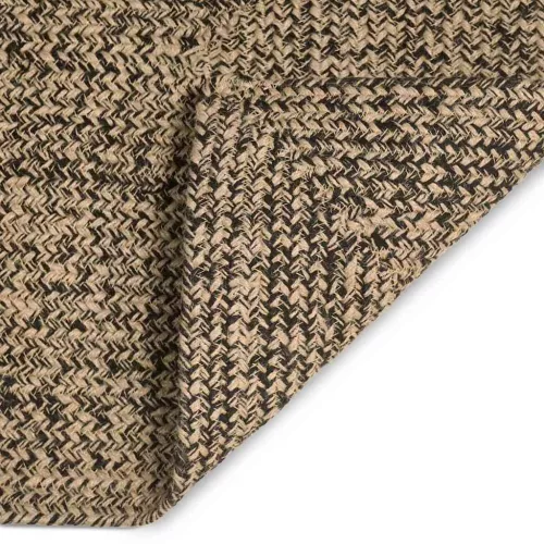  Szőnyeg Kosárfonás Természetes és fekete 200 x 290 cm Juta