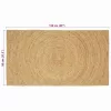  Szőnyeg Barna 80 x 150 cm Juta