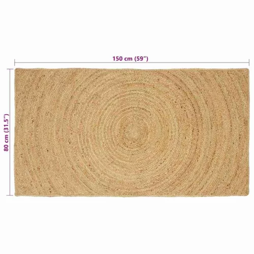  Szőnyeg Barna 80 x 150 cm Juta