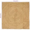  Szőnyeg Barna 120 x 120 cm Juta