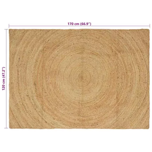  Szőnyeg Barna 120 x 170 cm Juta