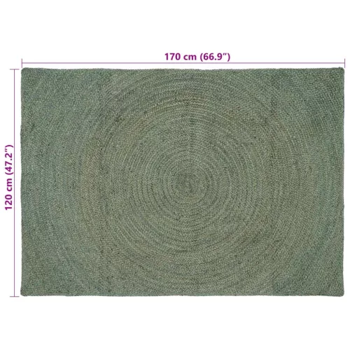  Területszőnyegek Olajzöld 120 x 170 cm Juta