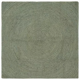  Területszőnyegek Olajzöld 160 x 160 cm Juta