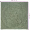  Területszőnyegek Olajzöld 200 x 200 cm Juta
