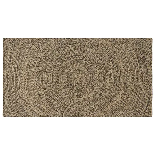  Területszőnyegek Természetes és Fekete 60 x 110 cm Juta