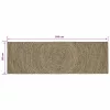  Területszőnyegek Természetes és Fekete 80 x 200 cm Juta