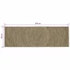  Területszőnyegek Természetes és Fekete 80 x 250 cm Juta