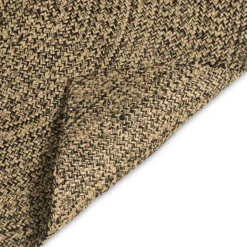  Területszőnyegek Természetes és Fekete 120 x 120 cm Juta