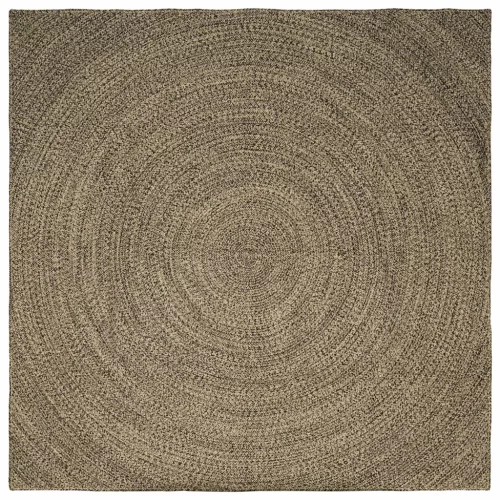  Területszőnyegek Természetes és Fekete 200 x 200 cm Juta