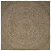  Területszőnyegek Természetes és Fekete 300 x 300 cm Juta
