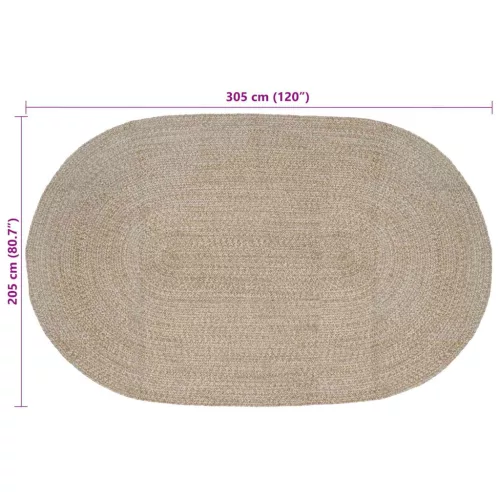  Területszőnyegek Fehér 205 x 305 cm Juta