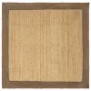  Területszőnyegek Természetes és szürke 200 x 200 cm Juta