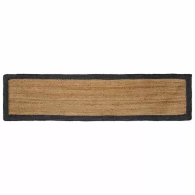    Területszőnyegek Természetes és Sötétszürke 60 x 250 cm Juta
