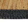  Területszőnyegek Természetes és Sötétszürke 60 x 250 cm Juta