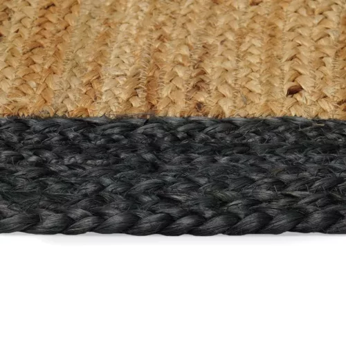  Területszőnyegek Természetes és Sötétszürke 60 x 250 cm Juta