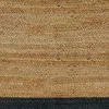  Területszőnyegek Természetes és Sötétszürke 240 x 340 cm Juta