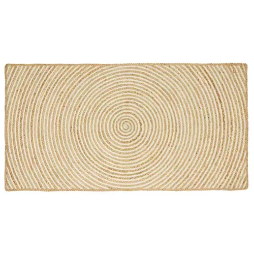  Szőnyeg Természetes és Fehér 100 x 200 cm Juta