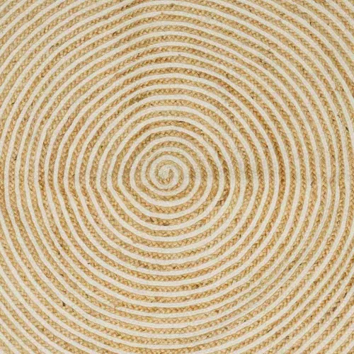 Szőnyeg Természetes és Fehér 100 x 200 cm Juta