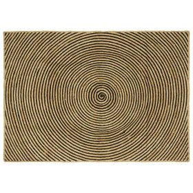  Szőnyeg Természetes és fekete 140 x 200 cm Juta