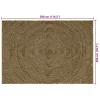  Szőnyeg Természetes és fekete 200 x 290 cm Juta