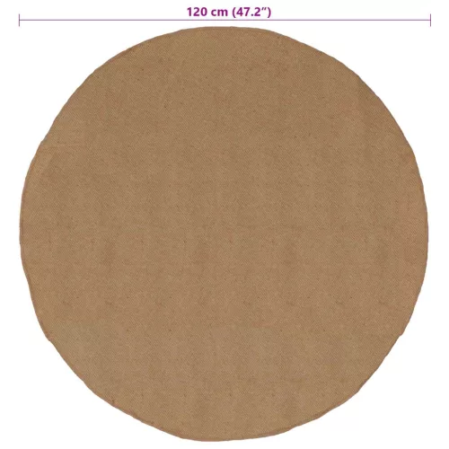  Szőnyeg Természetes Ø 120 cm Juta