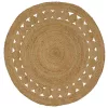  Szőnyeg Természetes Ø 120 cm Juta