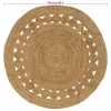  Szőnyeg Természetes Ø 150 cm Juta