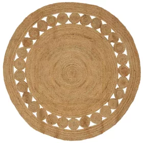  Szőnyeg Természetes Ø 180 cm Juta
