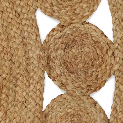  Szőnyeg Természetes Ø 180 cm Juta