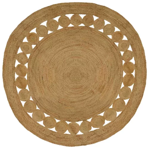 Szőnyeg Természetes Ø 240 cm Juta
