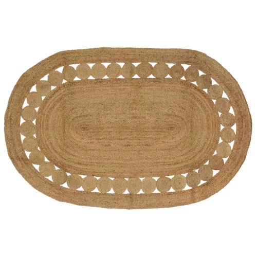  Szőnyeg Barna 152 x 245 cm Juta