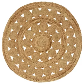  Szőnyeg Természetes Ø 90 cm Juta