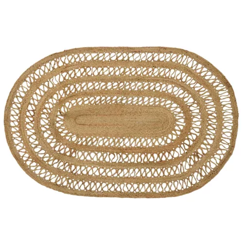  Szőnyeg Barna 122 x 183 cm Juta