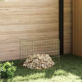  Négyzet alakú komposztáló 50 x 50 x 50 cm Vas