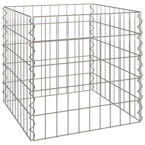  Négyzet alakú komposztáló 50 x 50 x 50 cm Vas