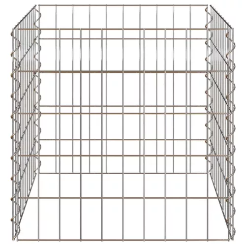  Négyzet alakú komposztáló 50 x 50 x 50 cm Vas