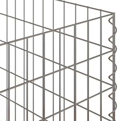  Négyzet alakú komposztáló 50 x 50 x 50 cm Vas