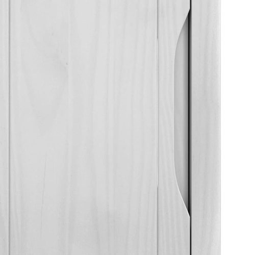  Fürdőszobai faliszekrény Fehér 60 x 40 x 80 cm Tömör fenyőfa