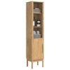  Fürdőszobai magas szekrény Egyéb Viaszbarna 36 x 30 x 160 cm