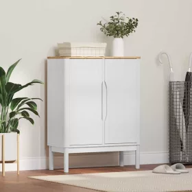  Széf Fehér 70 x 30 x 70,5 cm Tömör fenyőfa