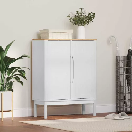  Széf Fehér 70 x 30 x 70,5 cm Tömör fenyőfa