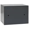  Elektronikus Digitális Széf Sötétszürke 23x17x17 cm Acél