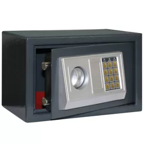    Digitális Széf zárral Sötétszürke 31 x 20 x 20 cm Acél