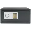  Elektronikus Digitális Széf Tompa Szürke 42x37x20 cm Acél