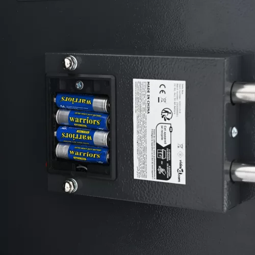  Billentyűzetzáras Széf Fekete Szürke Acél, Króm Közepes Zárak