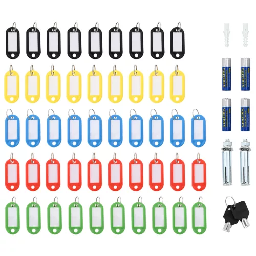  Billentyűzetzáras Széf Fekete Szürke Acél, Króm Közepes Zárak